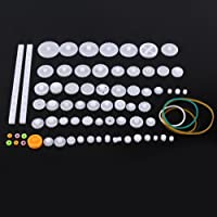 Kit de Engranajes de Motor de Plástico de Gusano Doble para DIY Robot Juguetes(75)